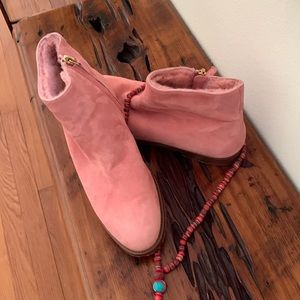 Mansur Gavriel pink boots,size 37.5,made in Italy 🌸!